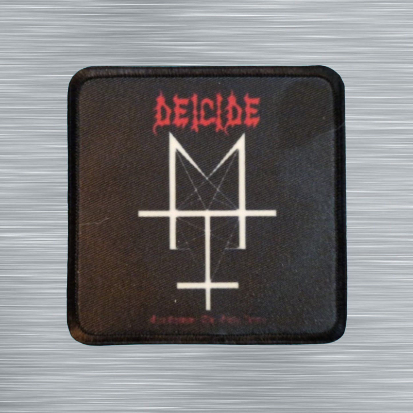 Patch Deicide Crucifixation The Early Years - Carré - Imprimé - 7,5 x 7,5 centimètres