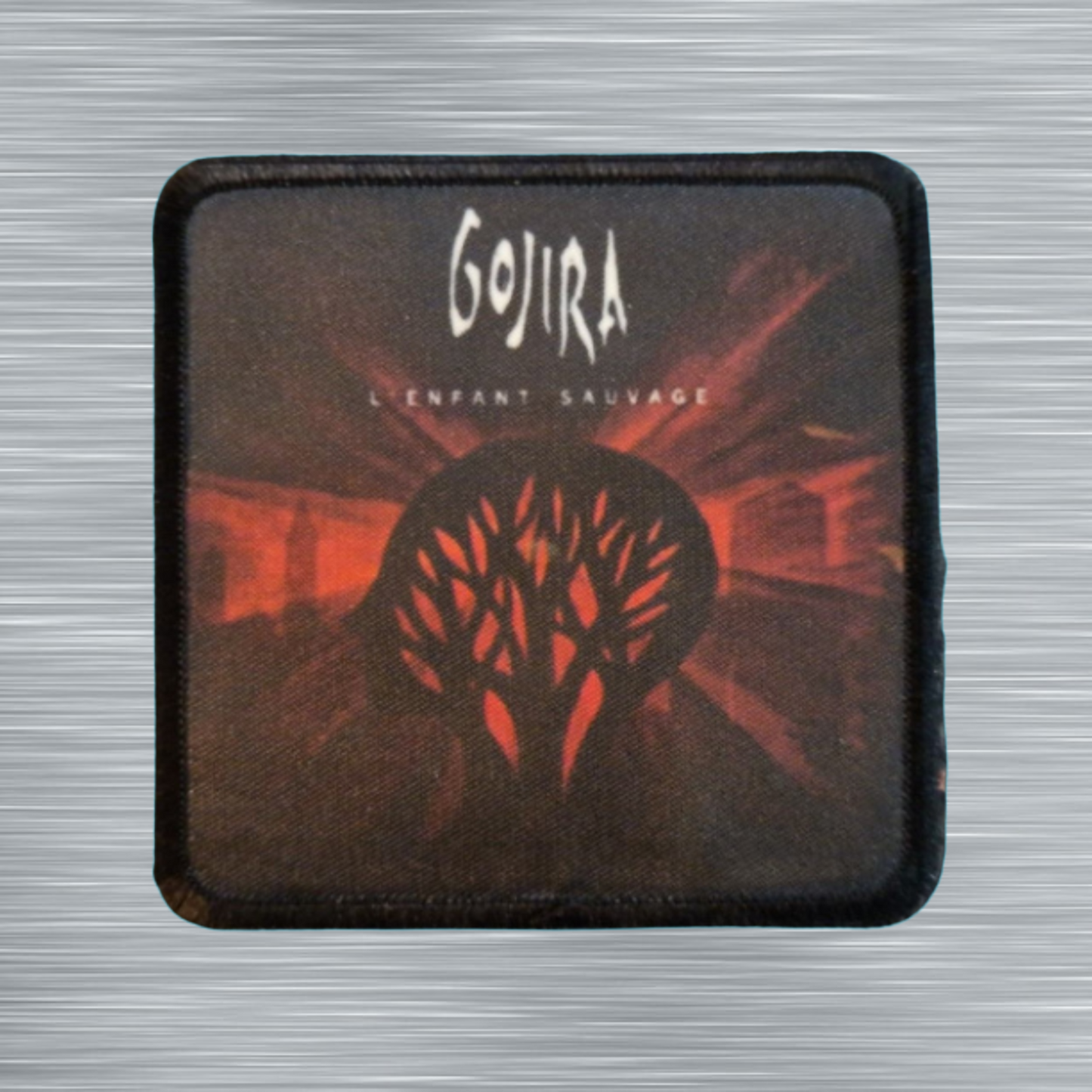 Patch Gojira L'Enfant Sauvage - Carré - Imprimé - 7,5 x 7,5 centimètres