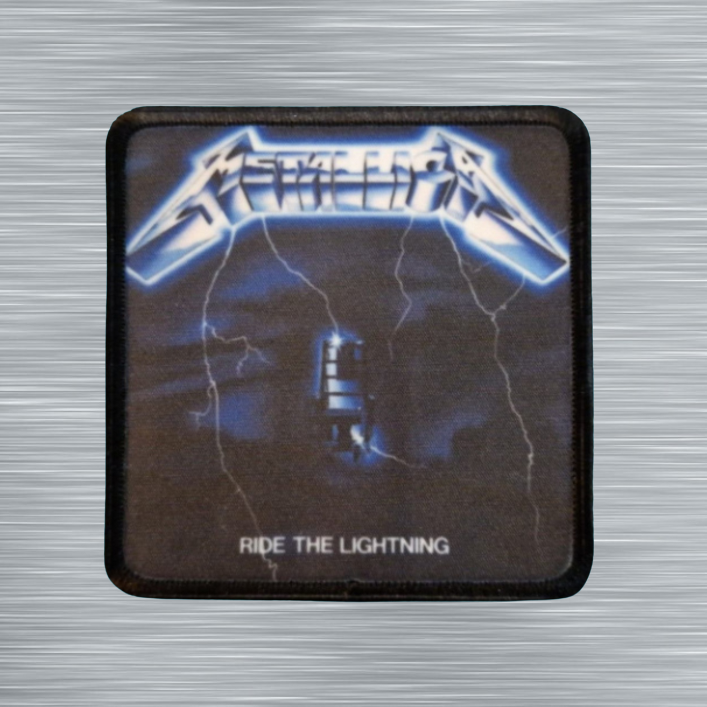 Patch Metallica Ride The Lightning - Carré - Imprimé - 7,5 x 7,5 centimètres