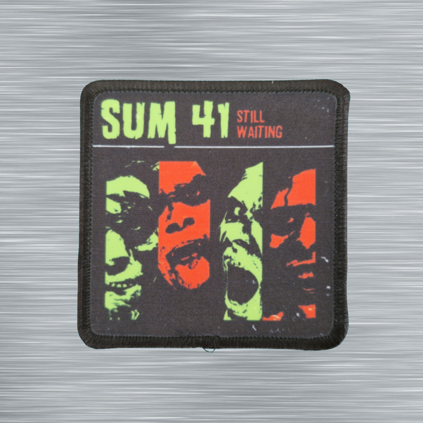 Patch Sum 41 Still Waiting - Carré - Imprimé - 7,5 x 7,5 centimètres