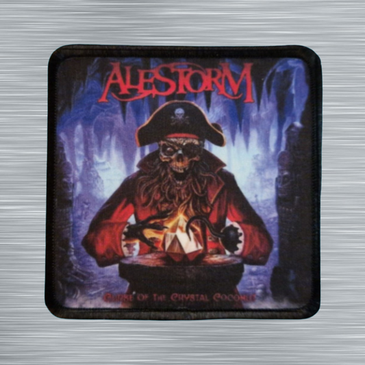 Patch Alestorm Curse of the Crystal Coconut - Carré - Imprimé - 7,5 x 7,5 centimètres