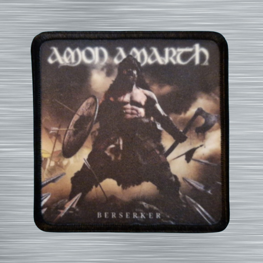 Patch Amon Amarth Berseker - Carré - Imprimé - 7,5 x 7,5 centimètres