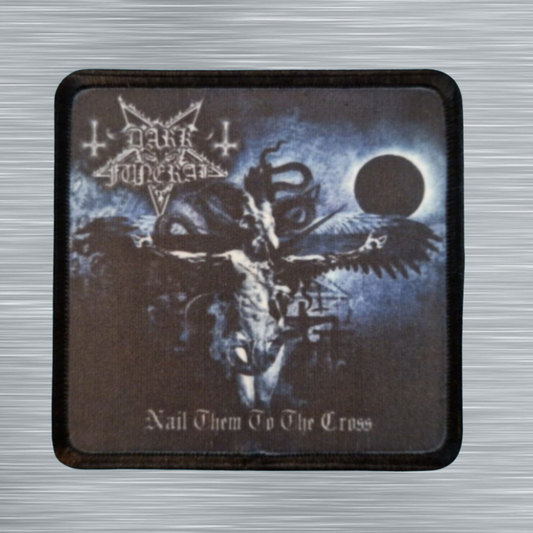 Patch Dark Funeral Nail Them to the Cross - Carré - Imprimé - 7,5 x 7,5 centimètres