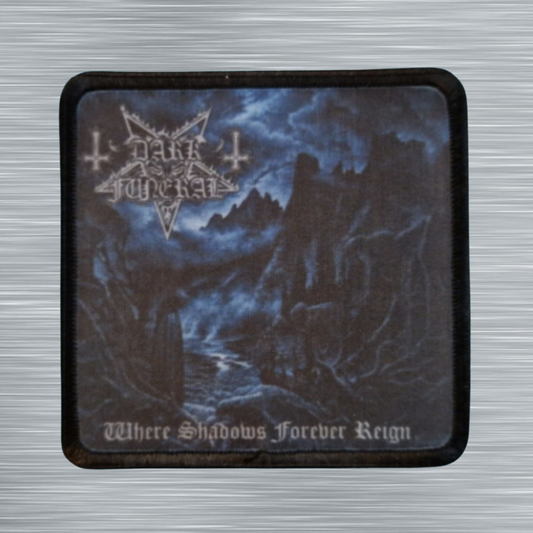 Patch Dark Funeral Where Shadows Forever Reign - Carré - Imprimé - 7,5 x 7,5 centimètres