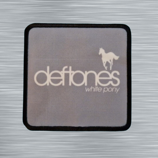 Patch Deftones White Pony - Carré - Imprimé - 7,5 x 7,5 centimètres