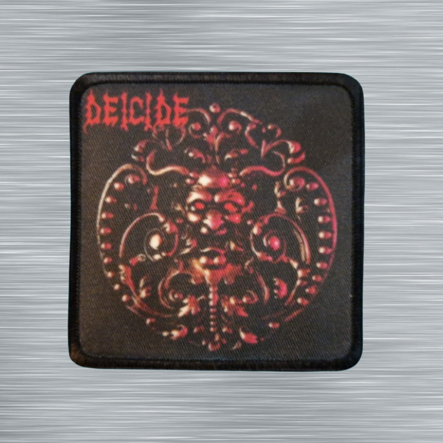 Patch Deicide Album éponyme - Carré - Imprimé - 7,5 x 7,5 centimètres