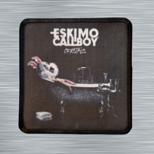Patch Electric Callboy Crystals - Carré - Imprimé - 7,5 x 7,5 centimètres