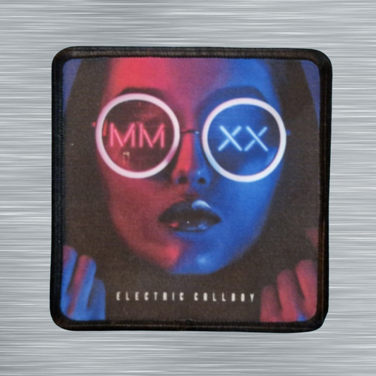 Patch Electric Callboy MMXX - Carré - Imprimé - 7,5 x 7,5 centimètres