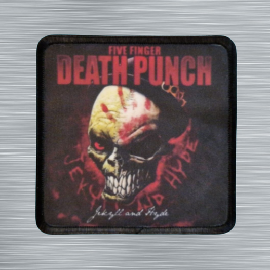 Patch Five Finger Death Punch Jekyll and Hyde - Carré - Imprimé - 7,5 x 7,5 centimètres