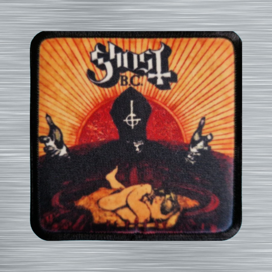 Patch Ghost Infestissumam - Carré - Imprimé - 7,5 x 7,5 centimètres