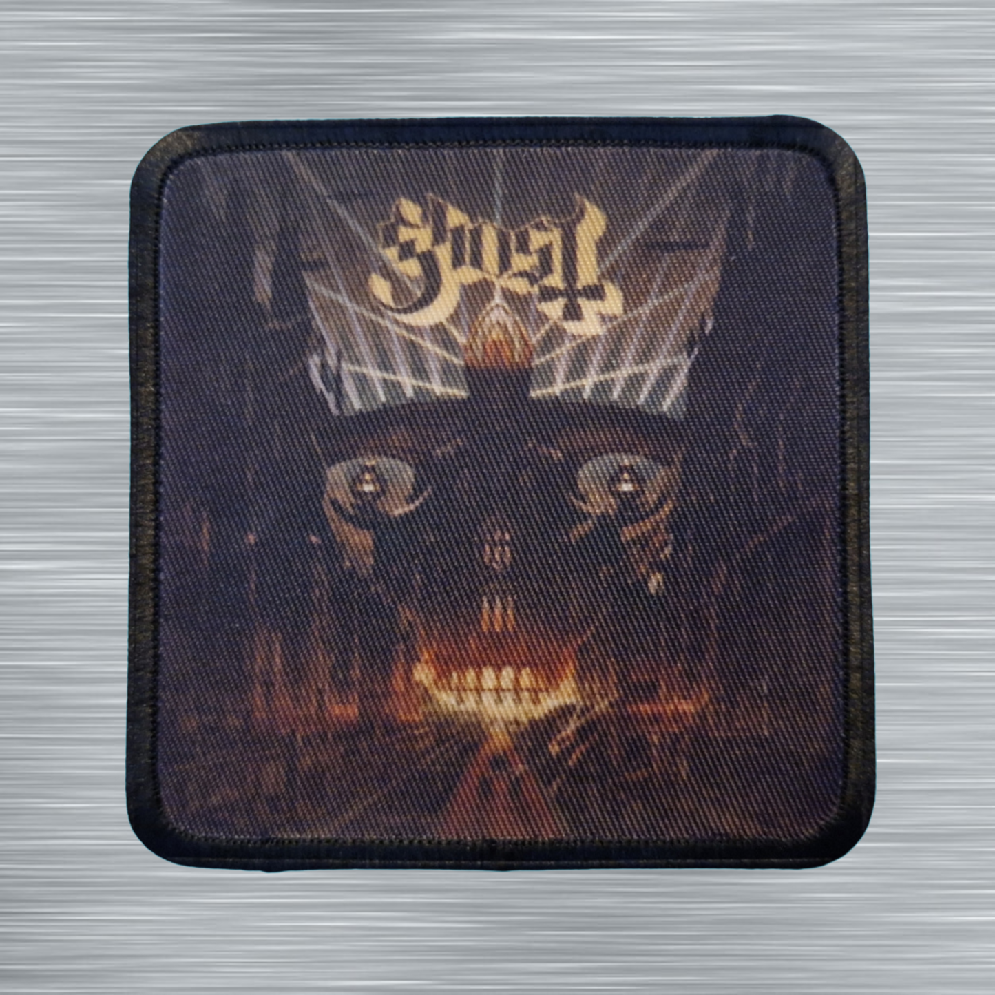 Patch Ghost Meliora - Carré - Imprimé - 7,5 x 7,5 centimètres