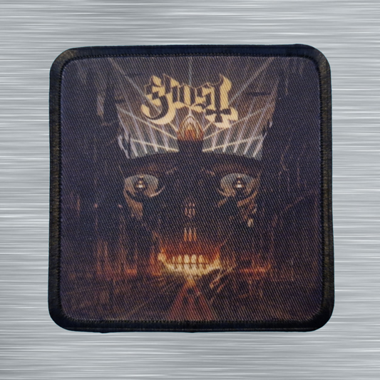 Patch Ghost Meliora - Carré - Imprimé - 7,5 x 7,5 centimètres