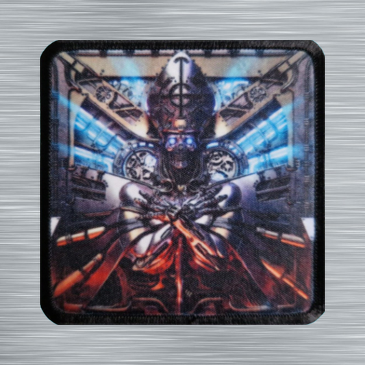 Patch Ghost Phantomime - Carré - Imprimé - 7,5 x 7,5 centimètres