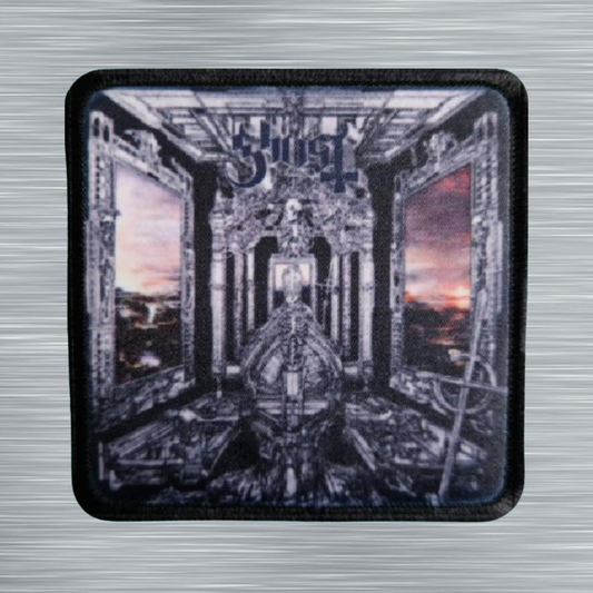 Patch Ghost Skeleta - Carré - Imprimé - 7,5 x 7,5 centimètres