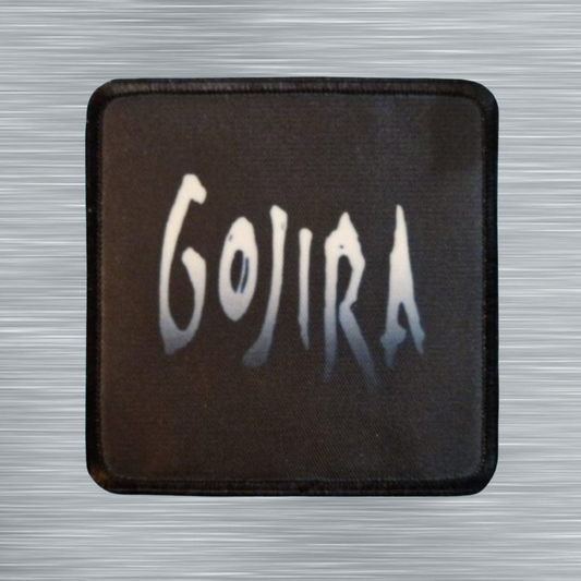 Patch Gojira Logo blanc dégradé - Carré - Imprimé - 7,5 x 7,5 centimètres