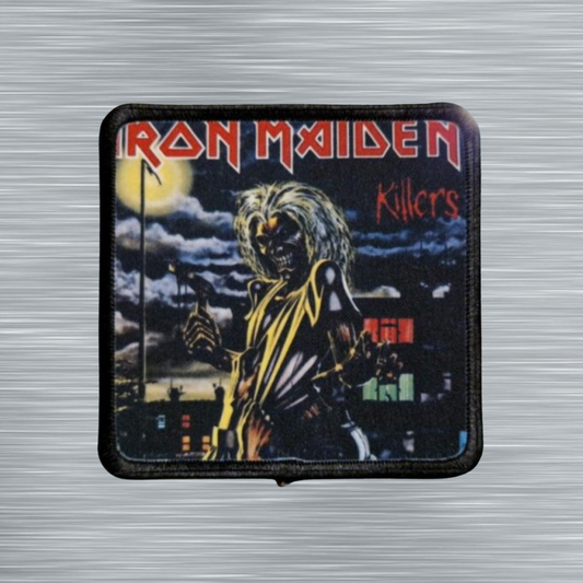 Patch Iron Maiden Killers - Carré - Imprimé - 7,5 x 7,5 centimètres