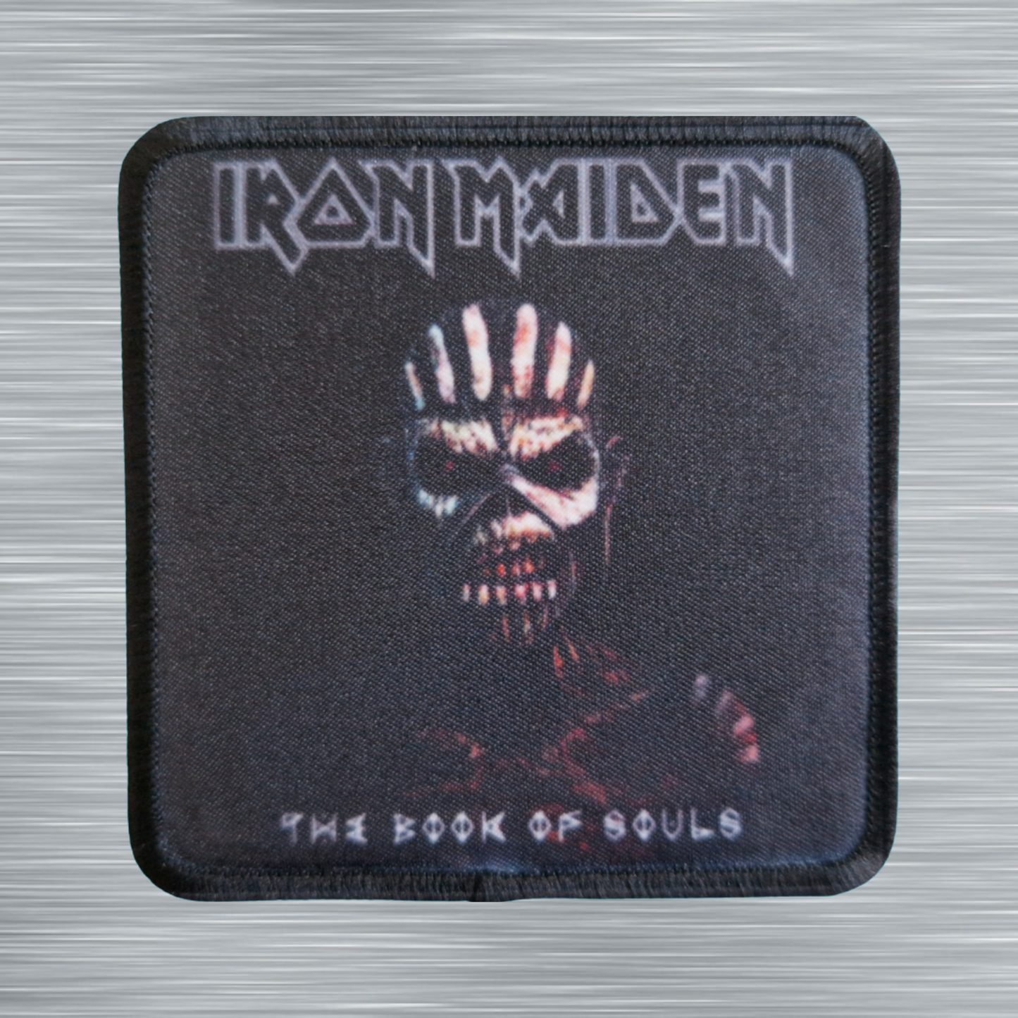 Patch Iron Maiden The Book of Souls - Carré - Imprimé - 7,5 x 7,5 centimètres