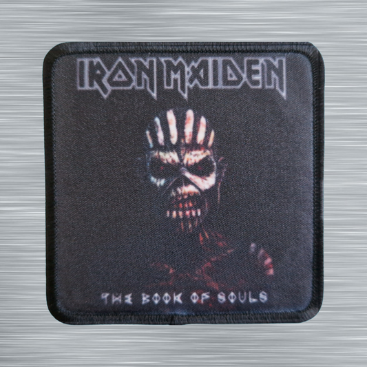 Patch Iron Maiden The Book of Souls - Carré - Imprimé - 7,5 x 7,5 centimètres