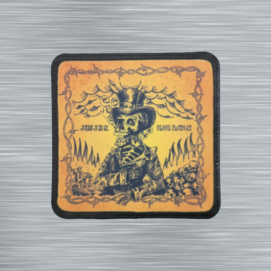 Patch Jinjer Cloud Factory - Carré - Imprimé - 7,5 x 7,5 centimètres