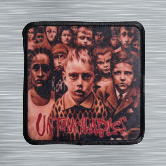 Patch Korn Untouchables - Carré - Imprimé - 7,5 x 7,5 centimètres