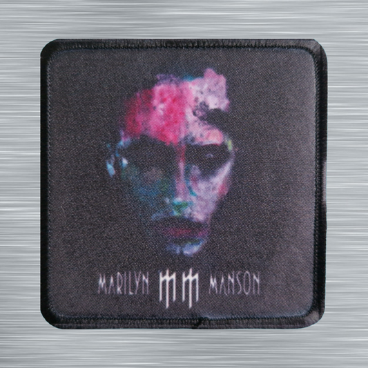 Patch Marilyn Manson We Are Chaos - Carré - Imprimé - 7,5 x 7,5 centimètres