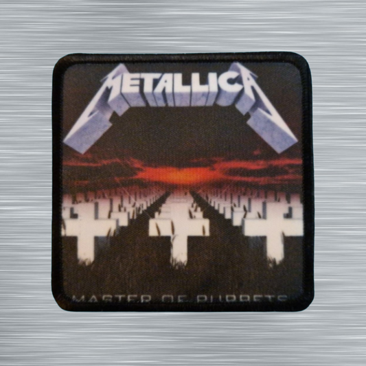 Patch Metallica Master of Puppets - Carré - Imprimé - 7,5 x 7,5 centimètres