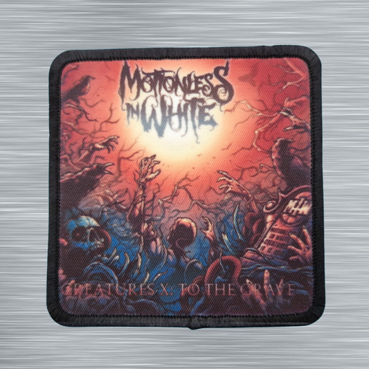 Patch Motionless in White Creatures X: To the Grave - Carré - Imprimé - 7,5 x 7,5 centimètres