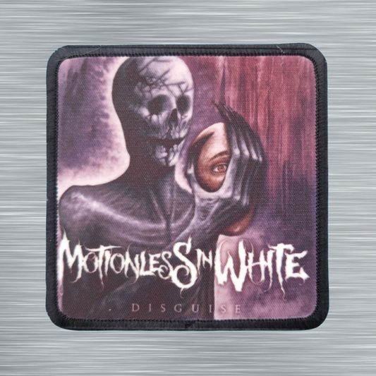 Patch Motionless in White Disguise - Carré - Imprimé - 7,5 x 7,5 centimètres