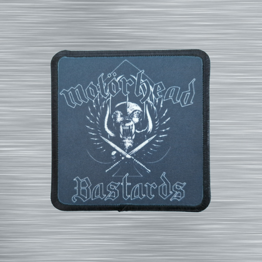 Patch Motörhead Bastards - Carré - Imprimé - 7,5 x 7,5 centimètres