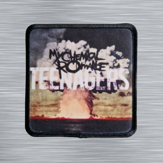 Patch My Chemical Romance Teenagers - Carré - Imprimé - 7,5 x 7,5 centimètres