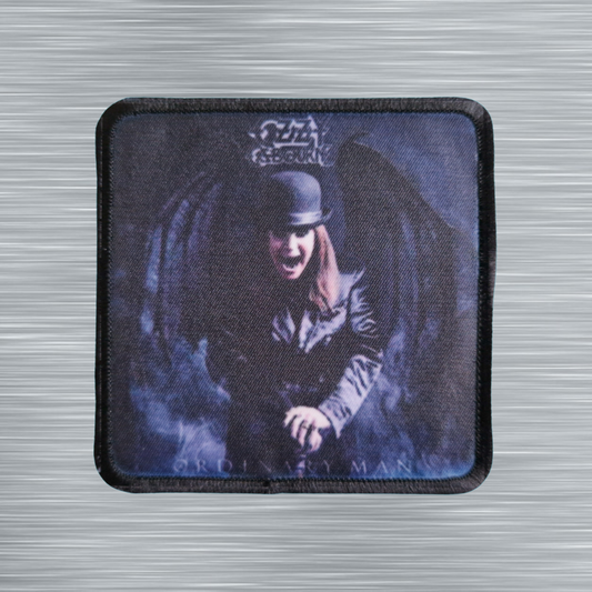Patch Ozzy Osbourne Ordinary Man - Carré - Imprimé - 7,5 x 7,5 centimètres