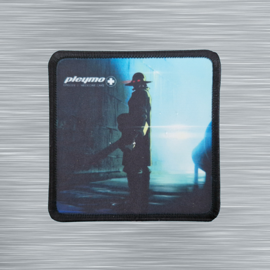 Patch Pleymo Medecine Cake - Carré - Imprimé - 7,5 x 7,5 centimètres