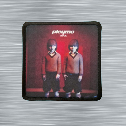 Patch Pleymo Rock - Carré - Imprimé - 7,5 x 7,5 centimètres