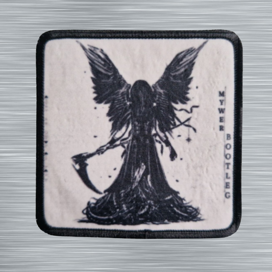 Patch Sleep Token Ange sombre ailé – Carré - Imprimé - 7,5 x 7,5 centimètres
