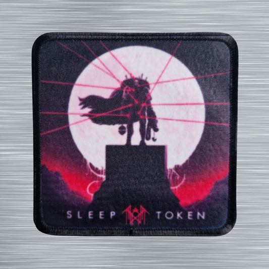 Patch Sleep Token Guerrier de l'ombre – Carré - Imprimé - 7,5 x 7,5 centimètres