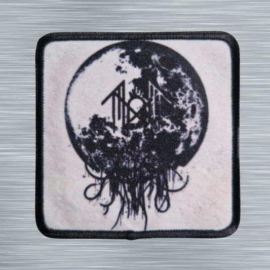 Patch Sleep Token Lune noire – Carré - Imprimé - 7,5 x 7,5 centimètres