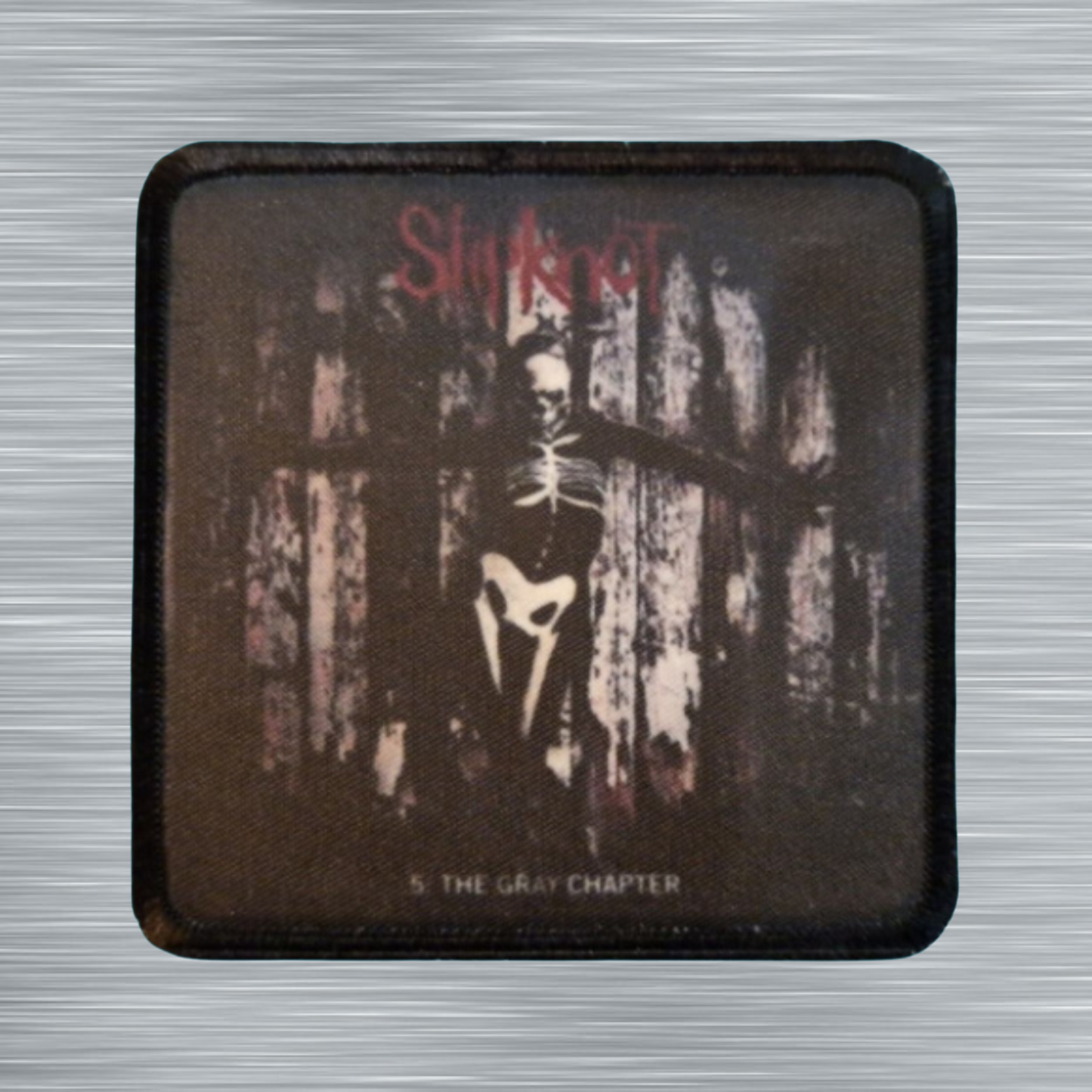 Patch Slipknot 5 The Gray Chapter - Carré - Imprimé - 7,5 x 7,5 centimètres