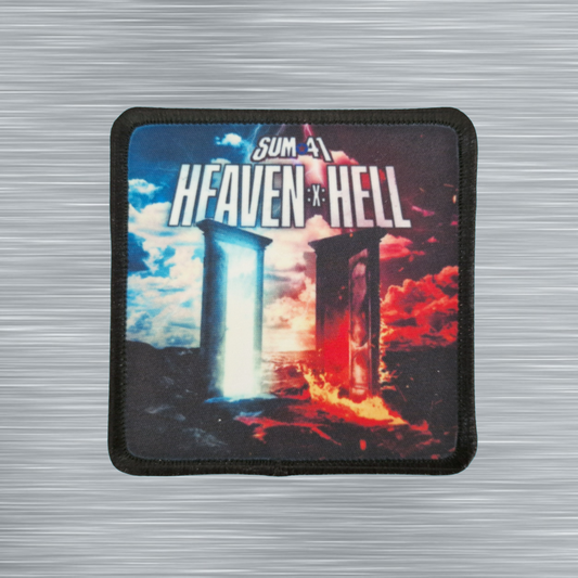 Patch Sum 41 Heaven :x: Hell - Carré - Imprimé - 7,5 x 7,5 centimètres
