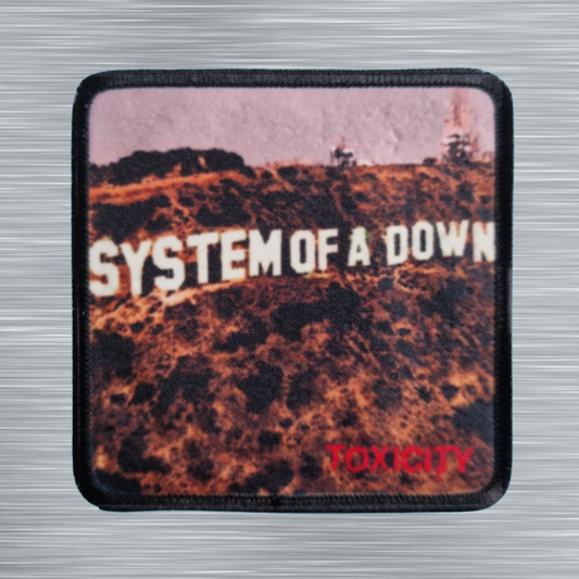 Patch System Of A Down Toxicity - Carré - Imprimé - 7,5 x 7,5 centimètres