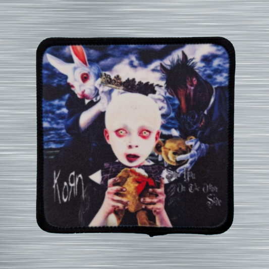 Patch Korn See You on the Other Side - Carré - Imprimé - 7,5 x 7,5 centimètres